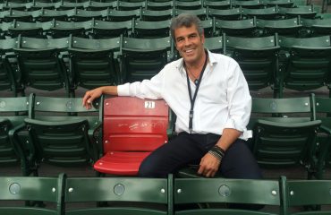 Mark Rivera at Fenway Park